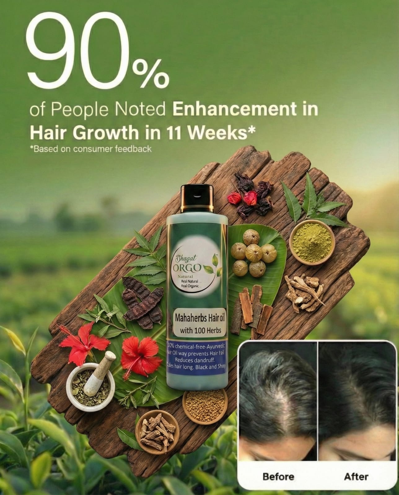 Mahaherbs Hair Oil (With 100 Herbs)